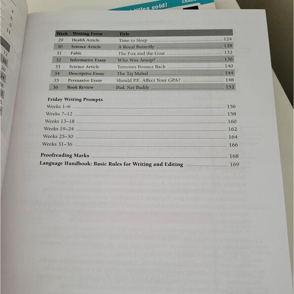 English Workbooks Grade 7 ELA Workbooks Educational Resources - Set of 2 #0370 - Picture 6 of 12